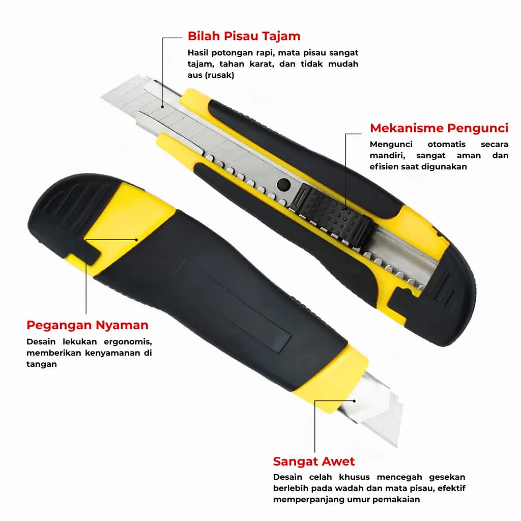 Cutter Serbaguna 18mm