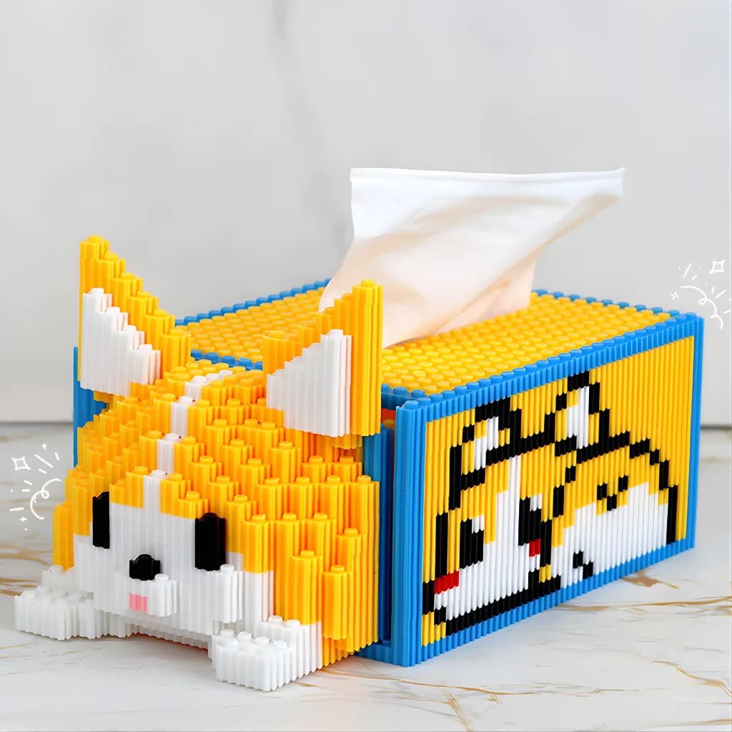 Bricks Kotak Tisu Corgi