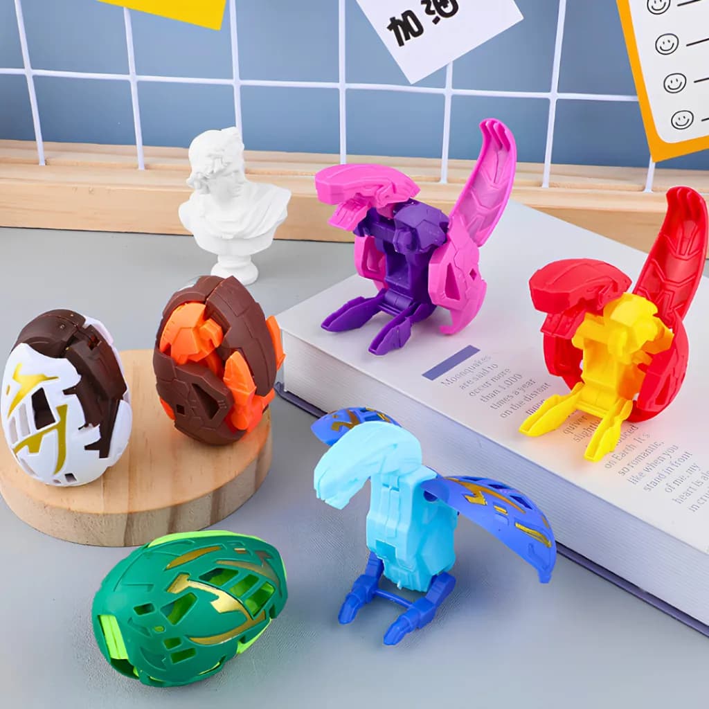 Mainan Transformasi Telur Dinosaurus