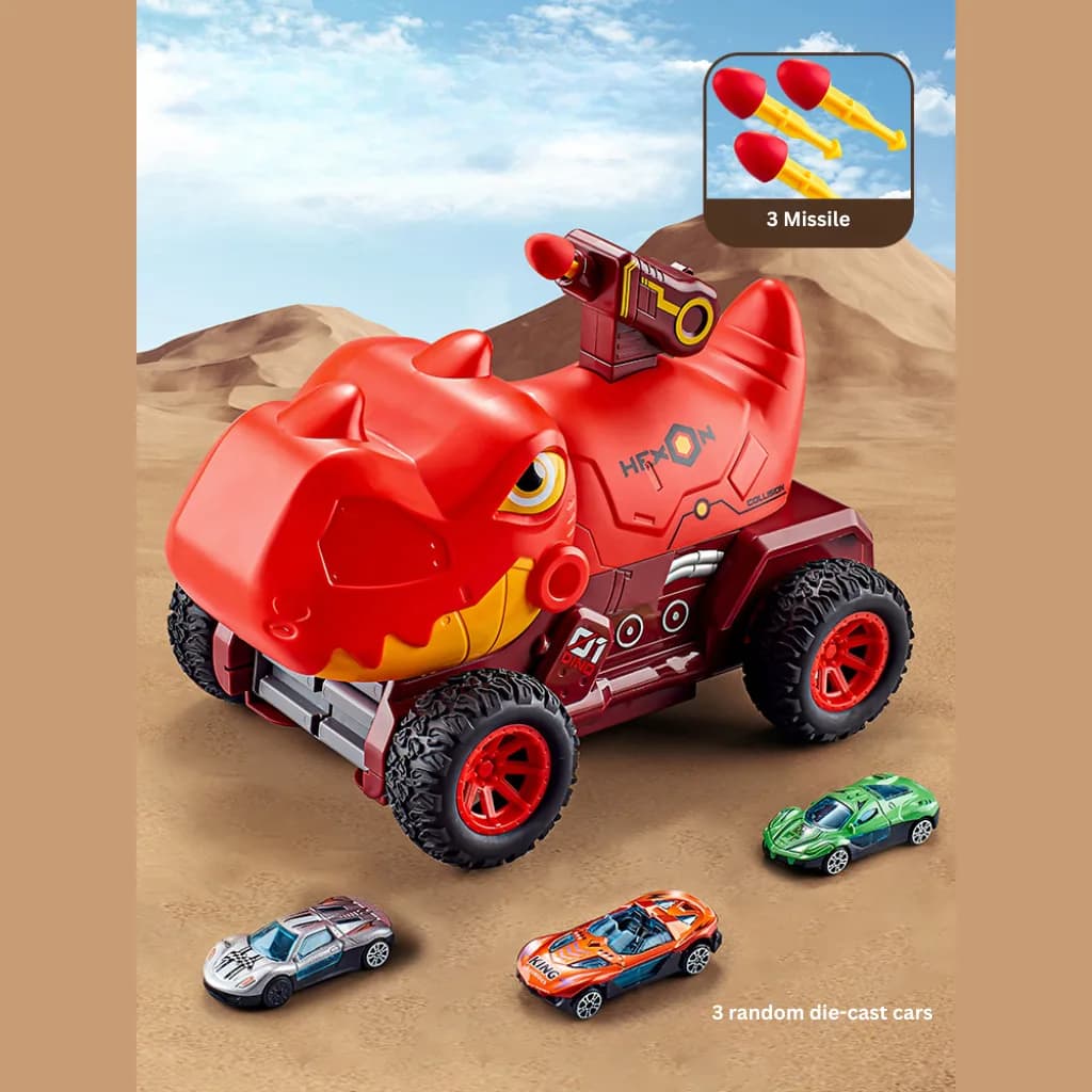 Mobil Dino Merah