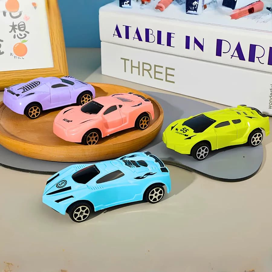 Pullback Mobil Sport Pastel